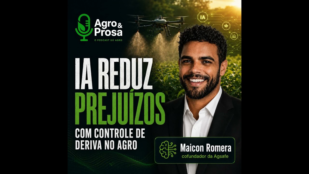 Episódio 1282 - IA reduz prejuízos com controle de deriva no agro