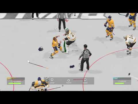 NHL 22 Goalie Vs Player Fight