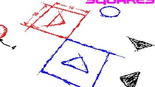 SPECTRUM 48K/128K - GAME ABOUT SQUARES - MONUMENT MICROGAMES - 2014