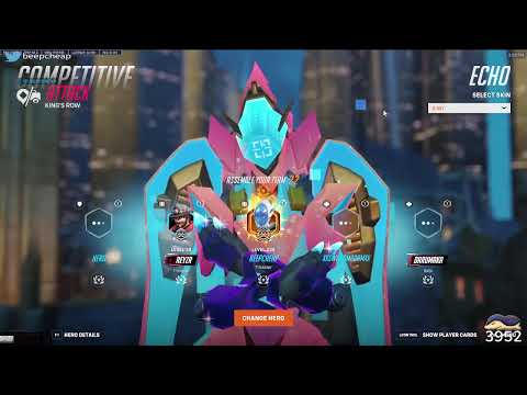 ECHO OP! TOP 500 ECHO! BEEPCHEAP ECHO GAMEPLAY OVERWATCH 2 SEASON 18