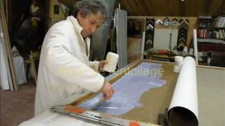 preview picture of video 'Restauration de tableaux - Atelier près d'Avignon'