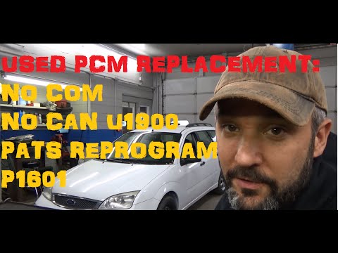 Ford (used) ECM Replacement / CAN Issues / No Com. Code U1900 & P1601