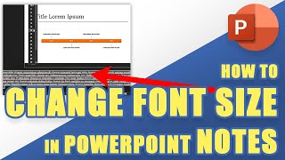 [TUTORIAL] How To Change PowerPoint NOTES FONT SIZE (Easily) | Format PowerPoint Notes