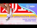 Alica LENGYELOVA SVK Junior Women Short Program Gdansk 2025