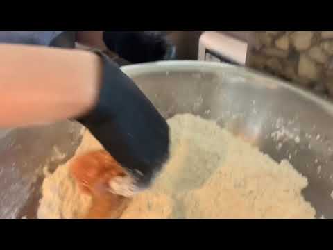 Wursthall’s double-fried Korean hot chicken sandwich