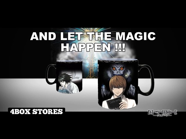 Vídeo relacionado con DEATH NOTE - Mug Heat Change - 460ml - L & Light - cardboard