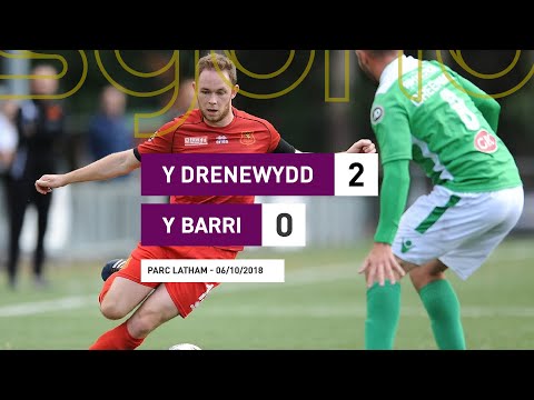 Y Drenewydd 2-0 Y Barri || Uwch Gynghrair Cymru