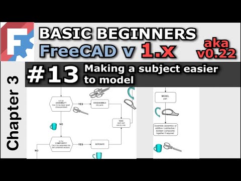 Make Your Subject Easier to Model | Basic Beginners FreeCAD v1 / 0.22 Lesson 13