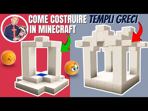 COME FARE UN TEMPIO GRECO SU MINECRAFT