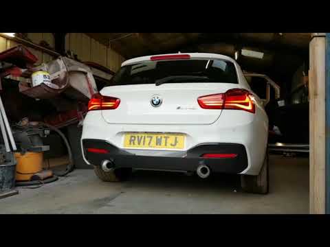 BMW M140i Exhaust Stock vs Remus Rear Silencer