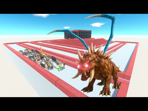 Alien Hellhound vs All Units – Escape or Die? | Animal Revolt Battle Simulator