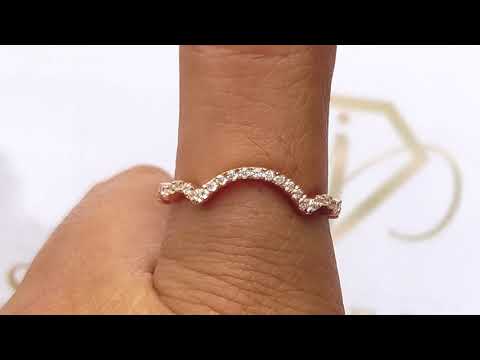 Customizable Diamond Ring Enhancer for Pear and Oval Ring, Diamond Matching Ring, Eternity Ring