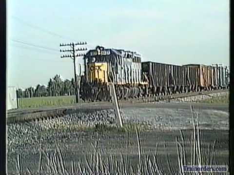 Classic Railroad Series 222 - CSX, NS and Conrail at Vickers Crossing, OH May 1994