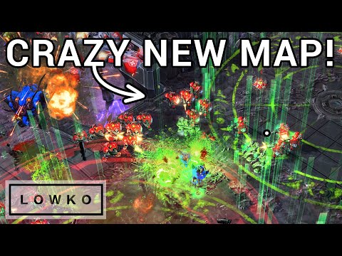 StarCraft 2: ByuN vs Rogue on TREADMILL! (Crazy New Map)