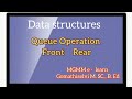 QUEUE Operation in Data structure...Queue function and Operation ... tamil