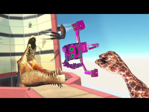 Epic Punch & Spino Mouth HOLE  | Animal Revolt Battle Simulator | ARBS