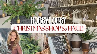 HOBBY LOBBY CHRISTMAS SHOP WITH ME! | CHRISTMAS SHOP AND HAUL | 2024 CHRISTMAS DECOR