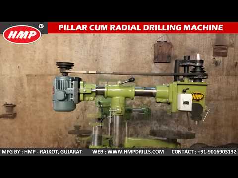 Hmp-28 radial drilling machine (heavy duty), spindle travel:...