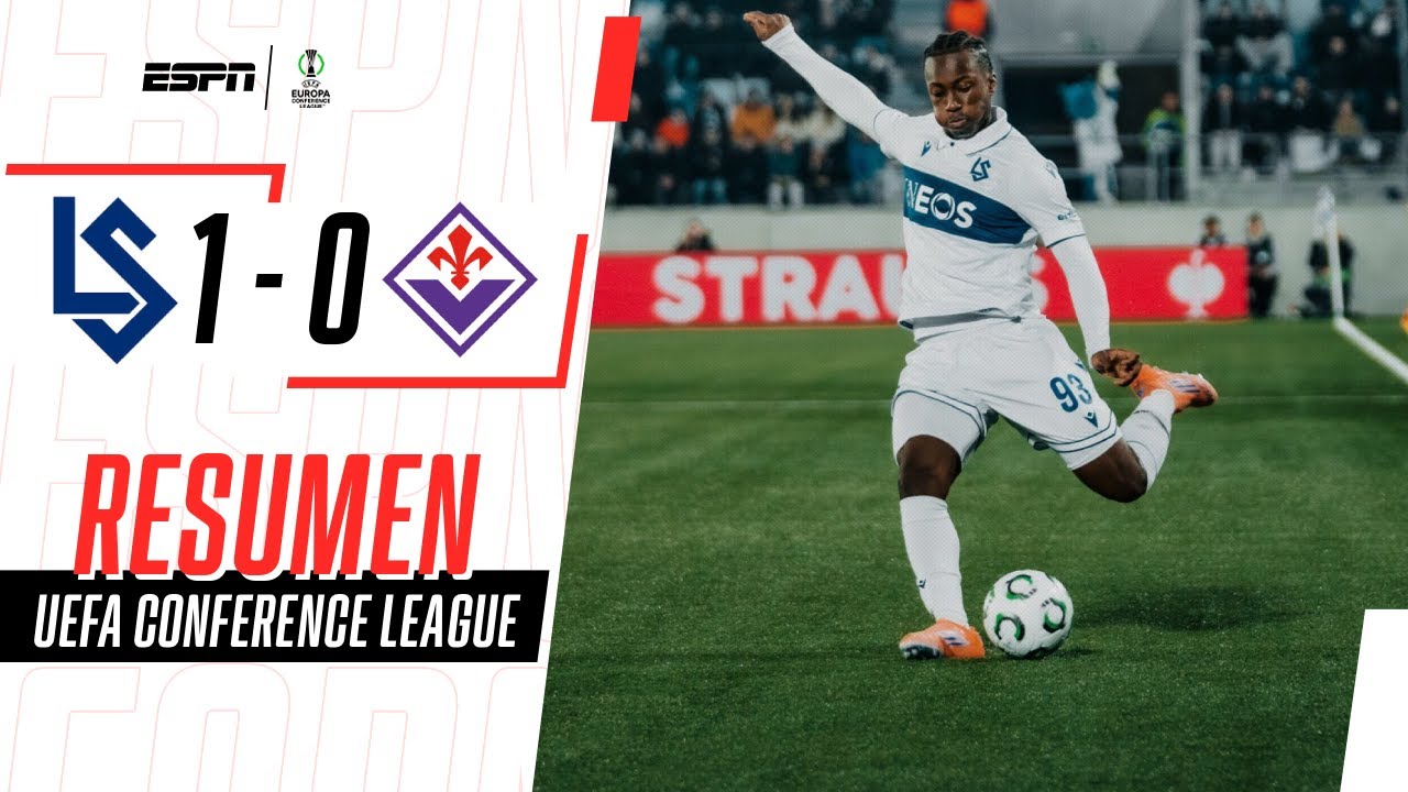 LAUSANNE METIÓ BATACAZO ANTE FIORENTINA Y ESTÁ EN PLAYOFFS | Lausanne 1-0 Fiorentina | RESUMEN