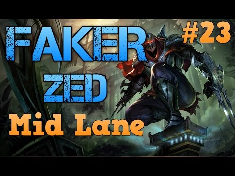 SKT T1 FAKER - Zed vs Ryze - Mid Lane - Faker Pro Replays