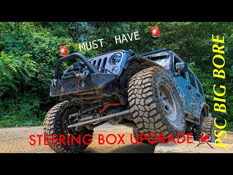 IMPORTANT STEERING UPGRADE for Jeep Wrangler- PSC Big Bore Install & Walk Through