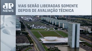 Esplanada dos Ministérios está fechada em Brasília