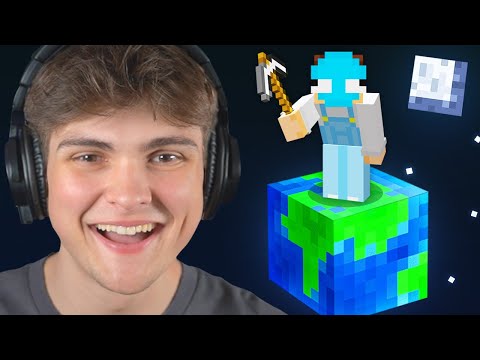 Minecraft, But It's One Earth Block...
