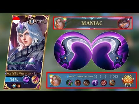 NEW LANCELOT SECRET BUILD FOR INSTANT KILL! ONLY SUPREME USER KNOW THIS! TOP GLOBAL LANCELOT - MLBB
