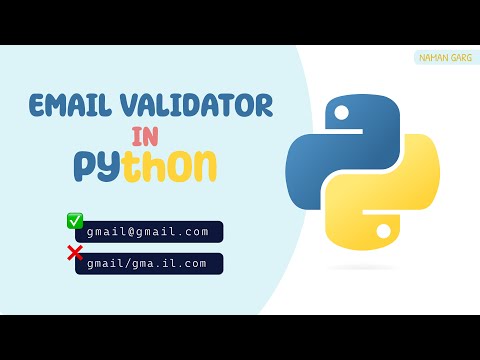 Email Validator In Python Python Project Naman Garg