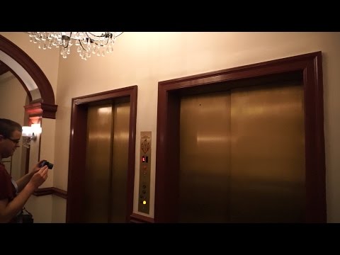 1926 OTIS manually controlled traction elevator "without inner doors" @ Lexington, VA