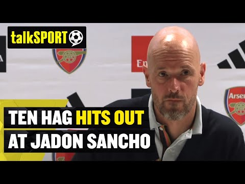 Erik ten Hag Criticizes Jadon Sancho in Fiery Press Conference 🔥