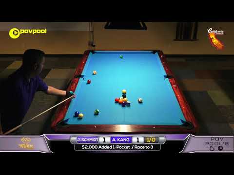 ***FINAL*** John SCHMIDT vs Amar KANG / 'POV6' One Pocket Tournament!