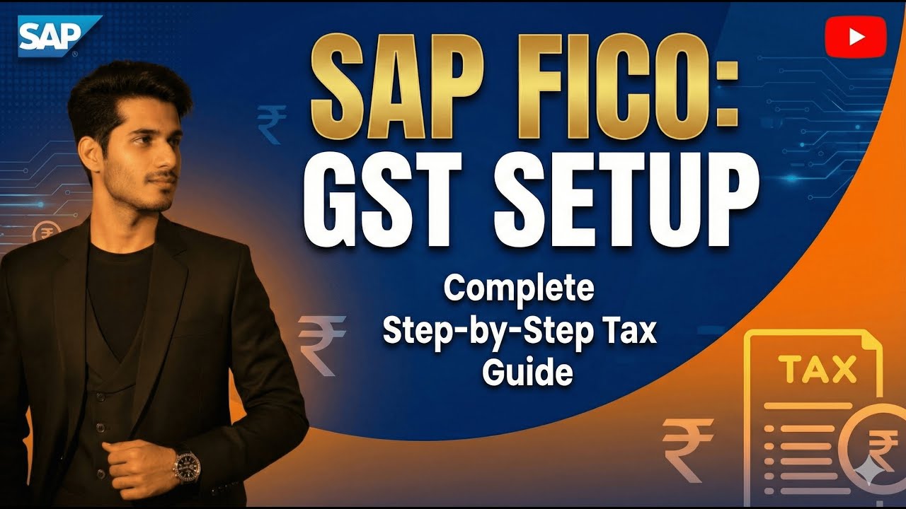 GST Configuration Step by Step | Full GST Setup GST Entry in SAP S4HANA | Real-Time Project