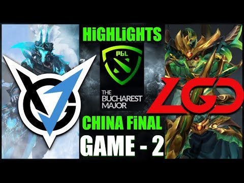 VGJ. THUNDER vs LGD - THE BUCHAREST MAJOR - CHINA FINAL - BO3 - GAME 2 [ Highlights ]