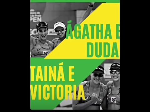 Ágatha e Duda x Tainá e Victoria