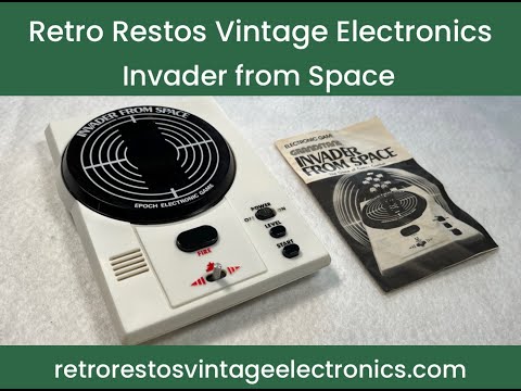 Grandstand Invader From Space For Sale. Vintage Electronic Game. VFD Retro Game. 1980s.