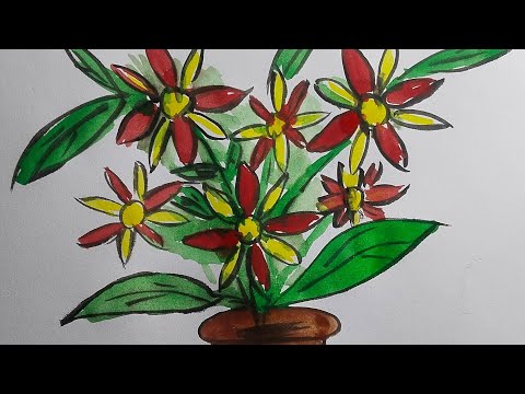 #flowers#drawing#video#viral#flowers#drawing
