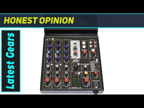 Peavey PV 6 BT Compact 6-Channel Mixer with Bluetooth, USB & Digital Effects image 2