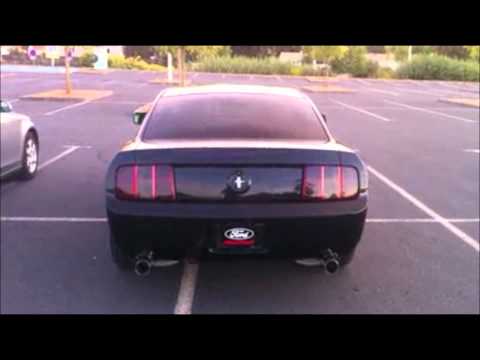 V6 Mustang stock exhaust vs Ford Racing dual exhaust