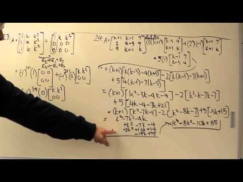 Linear Algebra 2.1PartB