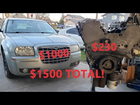 Chrysler 300 3.5l junkyard engine swap