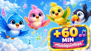 COLETÂNEA 🎶 1 HORA DE MÚSICAS INFANTIS 🎶 MÚSICAS PARA CRIANÇAS 🎶 MUNDO MUSICAL DA ELLY