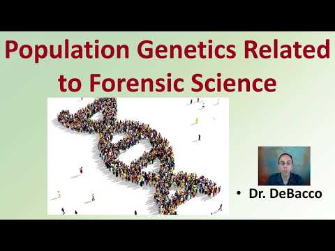 Population Genetics Related to Forensic Science