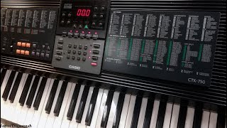 Video thumbnail for CASIO CTK-750 (Sound and styles demonstration) by Keyboards - review - repair