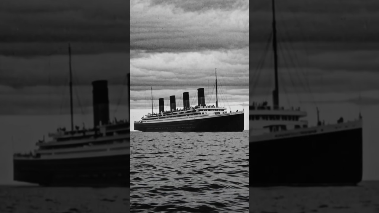 A moment before disaster. Titanic sinking, 1912 #titanic  #movie #classic #ai