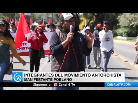 Poblanos exigen cese a la cacería de Antorchistas