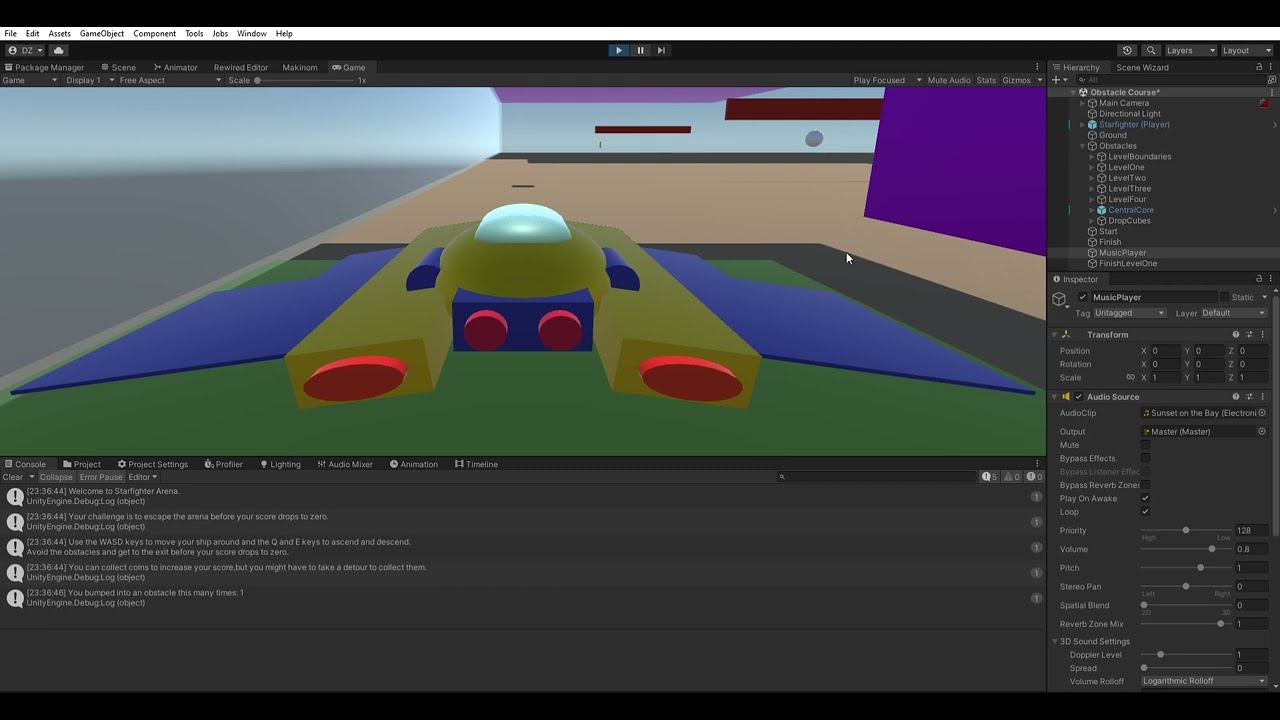 Game Dev Coursework: Obstacle Course