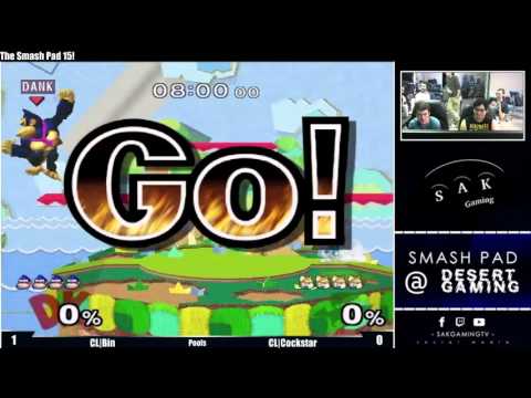 SP15 Pools - CL|Bin (Donkey Kong) vs CL|Cockstar (Mewtwo/Fox)
