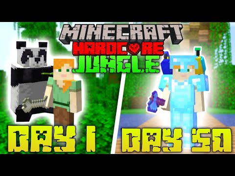 I Survived 100 Days In Jungle Only Biome | Hardcore Minecraft (Hindi)