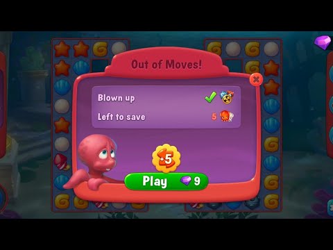 @Fishdom Atlantis Cup Stage 4 - Lose at Hard Level 8. It's Really Hard 😭